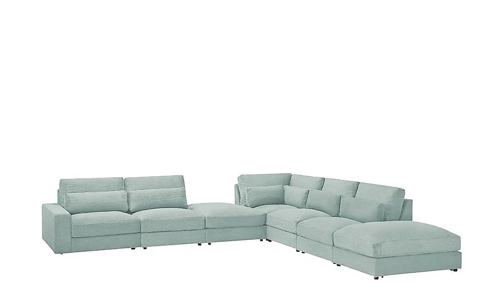 Ecksofa  Branna ¦ grün ¦ Maße (cm): B: 412 H: 88 T: 386.0 Polstermöbel > So günstig online kaufen