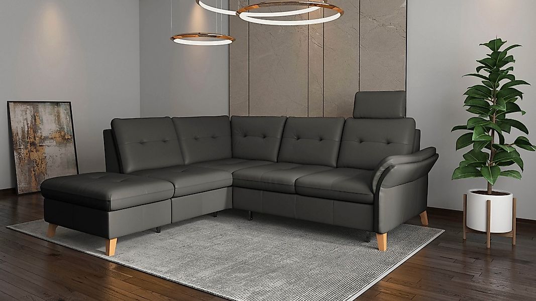 sit&more Ecksofa "Göteborg", inkl. Sitztiefenverstellung, wahlweise mit Bet günstig online kaufen