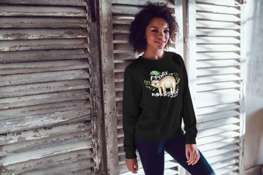 MoonWorks Sweatshirt Sweatshirt Damen Faultier Ich günstig online kaufen