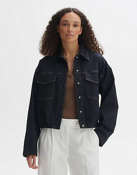 OPUS Jackenblazer Jokana O-Form normale Länge Rinsed Denim günstig online kaufen