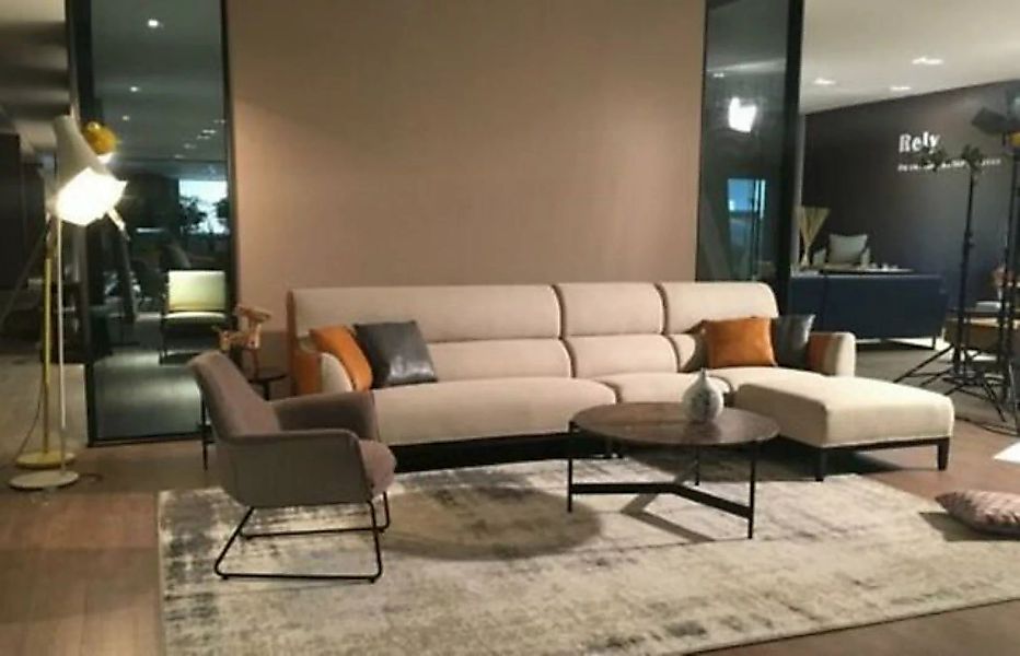 JVmoebel Ecksofa, Eck Sofa Textil Sofa Polster Sitz Garnitur Couchen Sofas günstig online kaufen