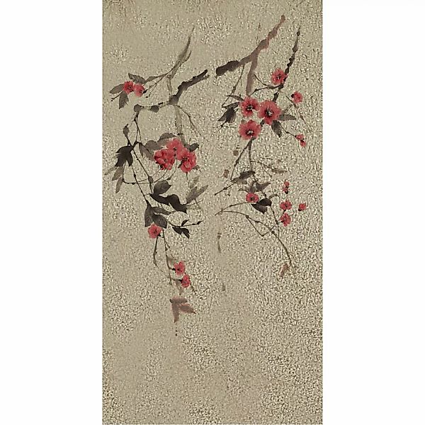 Marburg Vliestapete Blumen Crushed-Optik Modern 270 cm x 140 cm Gold günstig online kaufen