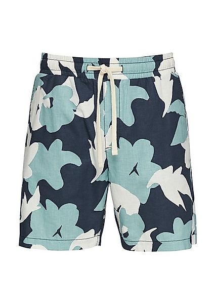 QS Cargoshorts Shorts mit All-over-Print und elastischem Bund Durchzugkorde günstig online kaufen