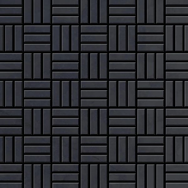 ALLOY Mosaik Fliese Massiv Metall Rohstahl Gewalzt Grau 1,6mm Stark Basketw günstig online kaufen