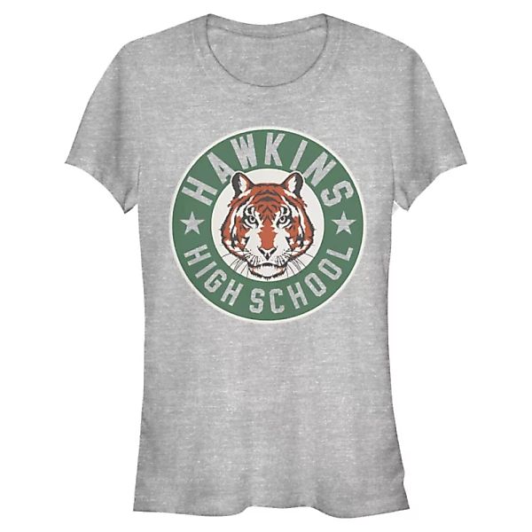 Netflix - Stranger Things - Hawkins High Tiger Emblem - Frauen T-Shirt günstig online kaufen