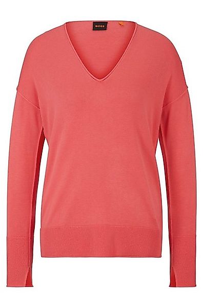 BOSS ORANGE Strickpullover Freno Premium Damenmode mit Ziernaht günstig online kaufen