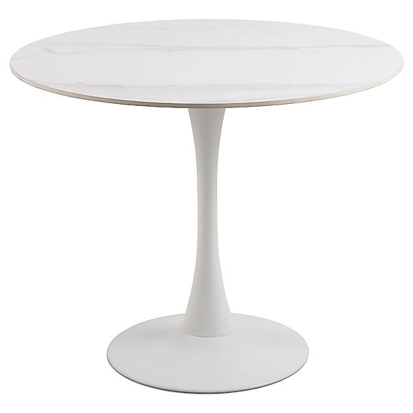 ebuy24 Malta Esstisch 90x90cm Weiß günstig online kaufen