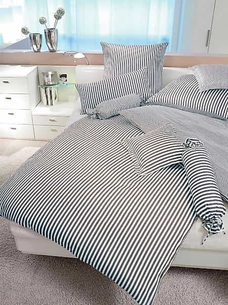 Janine Wendebettwäsche "modernclassic 3912, 100% Baumwolle" 3 Stk. tlg. mit günstig online kaufen
