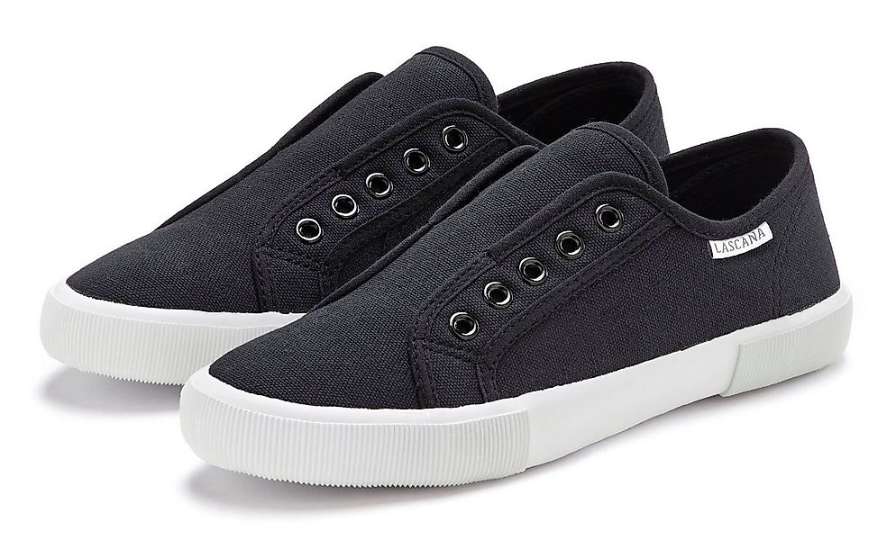 LASCANA Sneaker Slipper, Halbschuh bequem zum Reinschlüpfen VEGAN günstig online kaufen