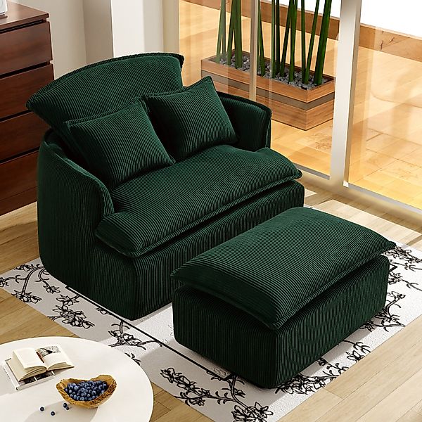 HAUSS SPOLE Sitzsack Relaxsessel mit Hocker, günstig online kaufen