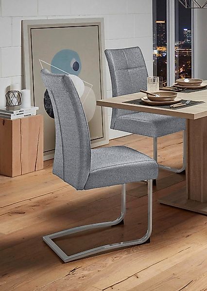 Home affaire Freischwinger »Rab«, (Set), 2 St., Strukturstoff, Bezug in ver günstig online kaufen