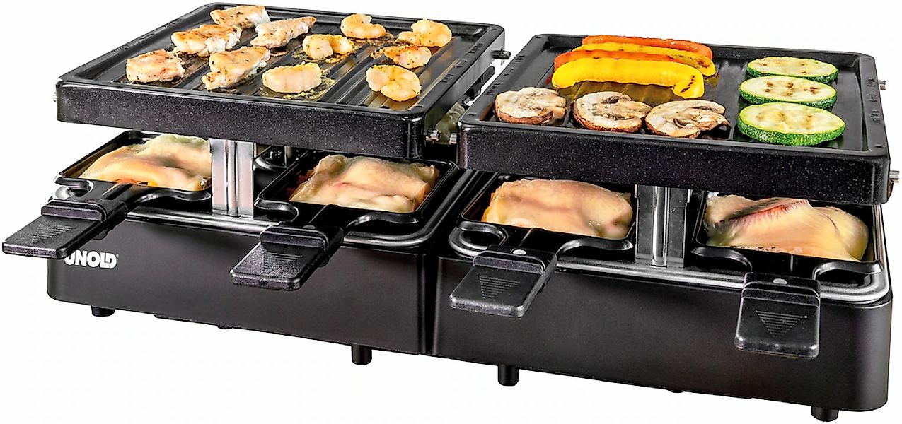 Unold Raclette "48755 RACLETTE Extendable" 8 Stk. Raclettepfännchen 1.300 W günstig online kaufen