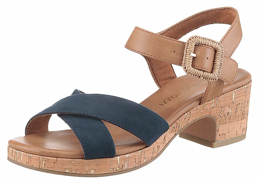 MARCO TOZZI Sandalette, Blockabsatz, Plateau, Sommerschuh, Sandale mit Feel günstig online kaufen