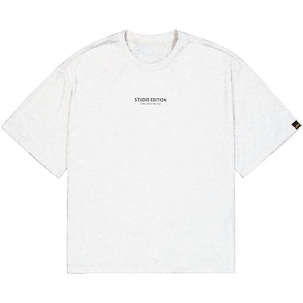 Alpha Industries  T-Shirts & Poloshirts Studio Edition BP T - pastel grey m günstig online kaufen