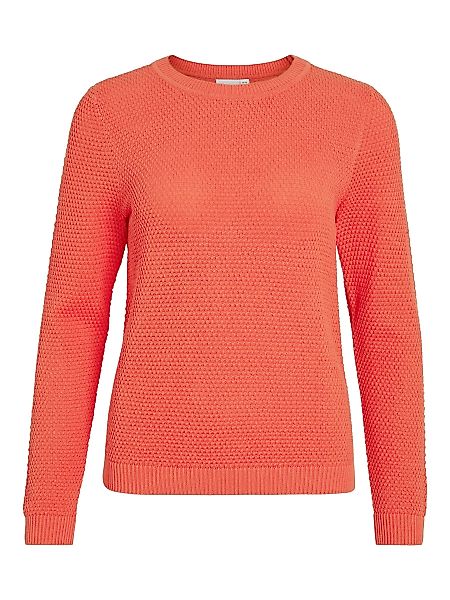 Vila Strickpullover Struktur Strickpullover Kuscheliger Design günstig online kaufen