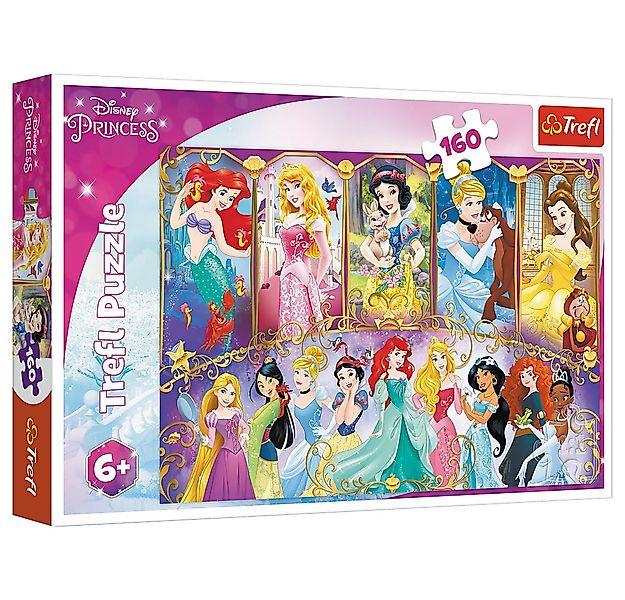 Disney Princess Puzzle Princess Puzzle für Kinder 160 Teile Entdecke die Pr günstig online kaufen