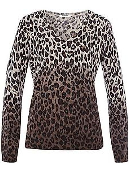 V-Pullover aus Schurwolle und Kaschmir Peter Hahn beige günstig online kaufen