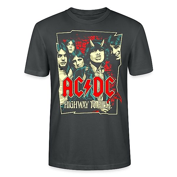 Spreadshirt T-Shirt AC/DC Bandlogo Bild Highway günstig online kaufen