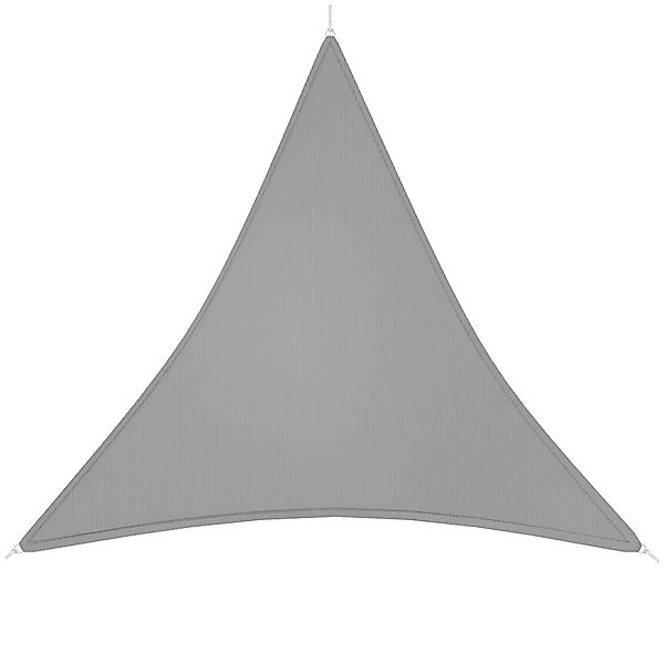 Outsunny Großes dreieckiges Sonnensegel 3,6 x 3,6 x 3,6 m aus hochdichtem U günstig online kaufen