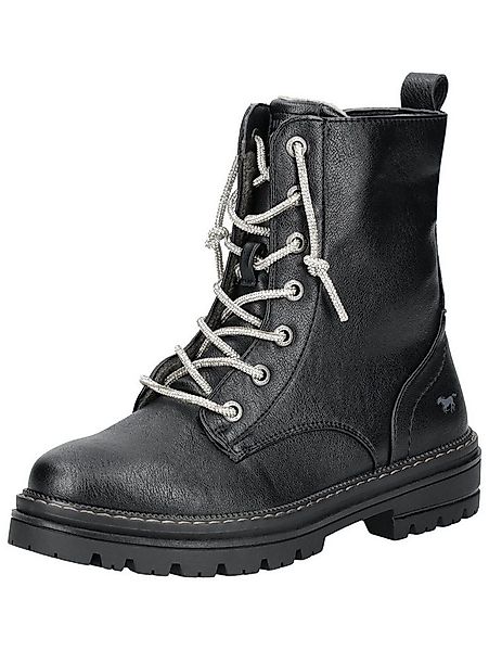 Mustang Shoes Mustang Shoes Stiefelette Lederimitat Schnürstiefelette günstig online kaufen