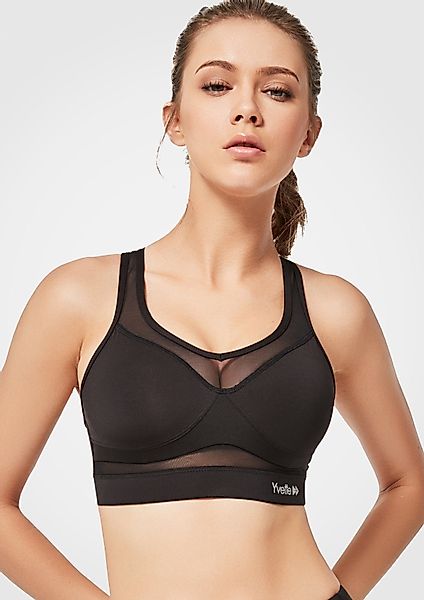 Yvette Sport-BH Starker halt, Mesh Ringerrücken, günstig online kaufen