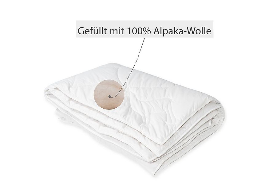 Badenia Trendline Naturhaarbettdecke Alpaka, Füllung: 100% Alpakahaar, Bezu günstig online kaufen