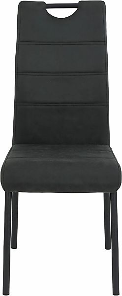 HELA 4-Fußstuhl »PETRA«, (Set), 1 St., Vierfußstuhl; Vintage Optik; mit Gri günstig online kaufen