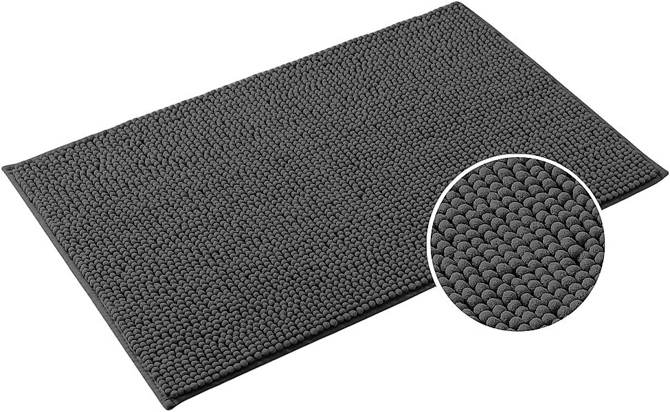 my home Badematte Vanessa Chenille, Badvorleger, günstig online kaufen