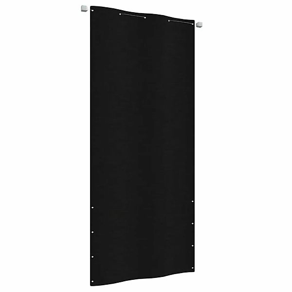 Vidaxl Balkon-sichtschutz Schwarz 100x240 Cm Oxford-gewebe günstig online kaufen