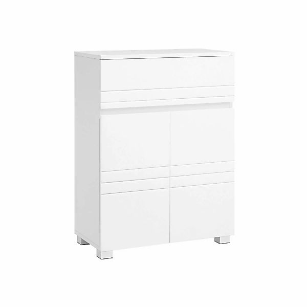 Vasagle Badezimmerschrank mit Schublade und Regal 30 cm x 60 cm x 80 cm Wei günstig online kaufen