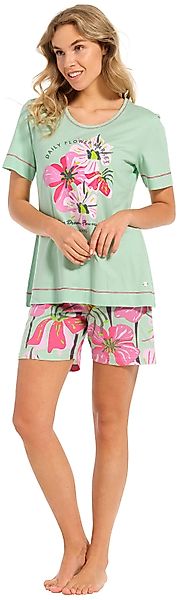 Pastunette Schlafanzug Damen Pyjama kurz (2 günstig online kaufen