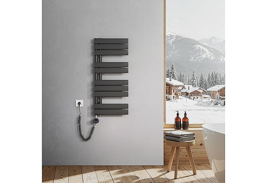 MEYKOERS Elektrischer Badheizkörper Elektro Handtuchtrockner Mit Thermostat günstig online kaufen