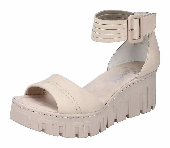 Rieker Keilsandalette, Sommerschuh, Sandale, Keilabsatz, mit kräftiger Prof günstig online kaufen