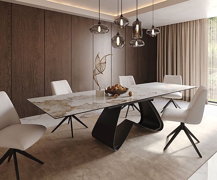 DELIFE Esstisch Edge, Keramik Minas Melange günstig online kaufen