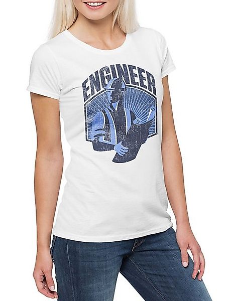 Urban Backwoods Print-Shirt Engineer I Damen T-Shirt Ingenieur Bauleiter Ar günstig online kaufen