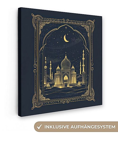 OneMillionCanvasses® Leinwandbild Moschee - Islam - Gold - Ramadan - Islami günstig online kaufen
