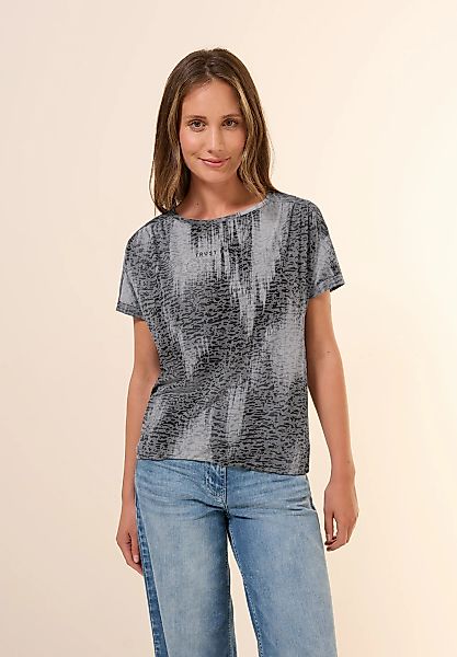 Cecil T-Shirt, mit Elastiksaum günstig online kaufen