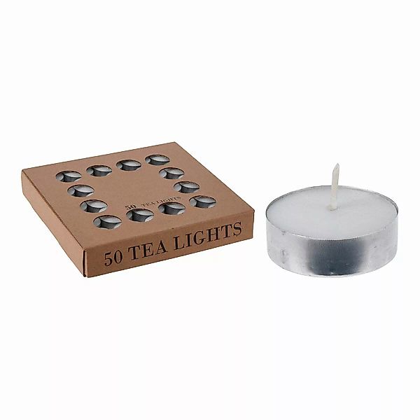 Kerzen-set Weiß 50 Stücke günstig online kaufen