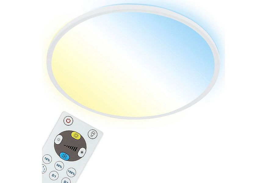Briloner Leuchten LED Panel 7080016 SLIM, CCT - über Fernbedienung, LED fes günstig online kaufen