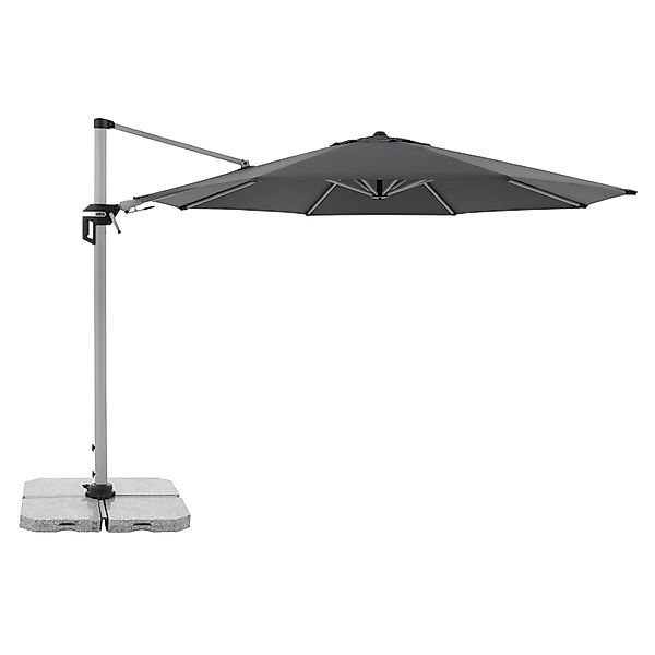 Doppler Ampelschirm Active Ø 372 cm Anthrazit mit Dreh- & Neigungsfunktion günstig online kaufen