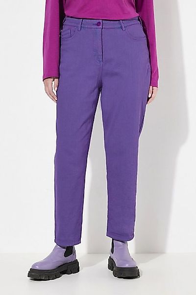 Ulla Popken Regular-fit-Jeans Mom-Colorjeans Trendfarbe 5-Pocket-Schnitt günstig online kaufen