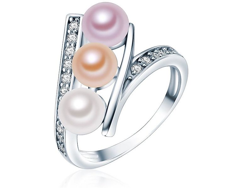 Valero Pearls Perlenring silber, aus Süßwasser-Zuchtperlen günstig online kaufen