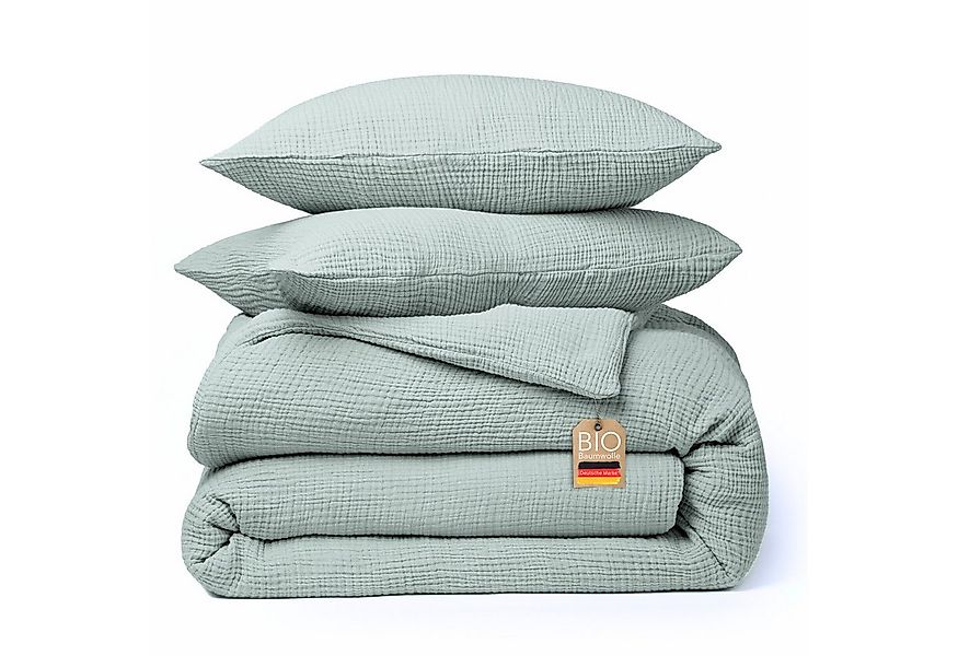 blanketino Bettwäsche Bettbezug Set aus 100% Musselin Bio-Baumwolle, atmung günstig online kaufen