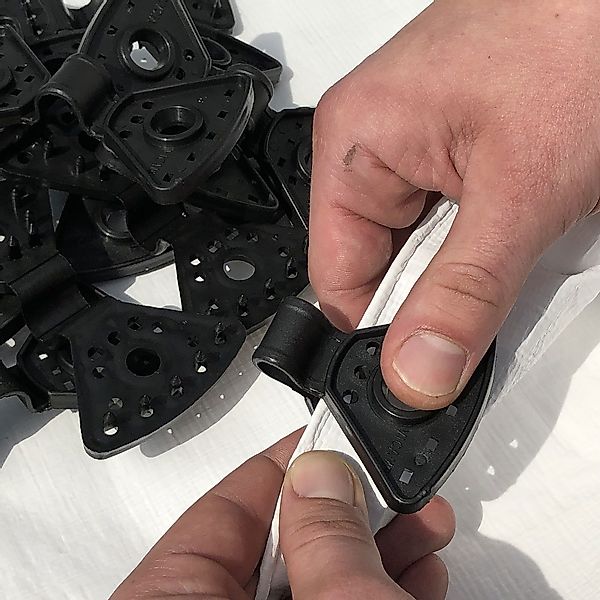 Zill Schutzplane Spezial Kunststoff-Clips schwarz 10 günstig online kaufen