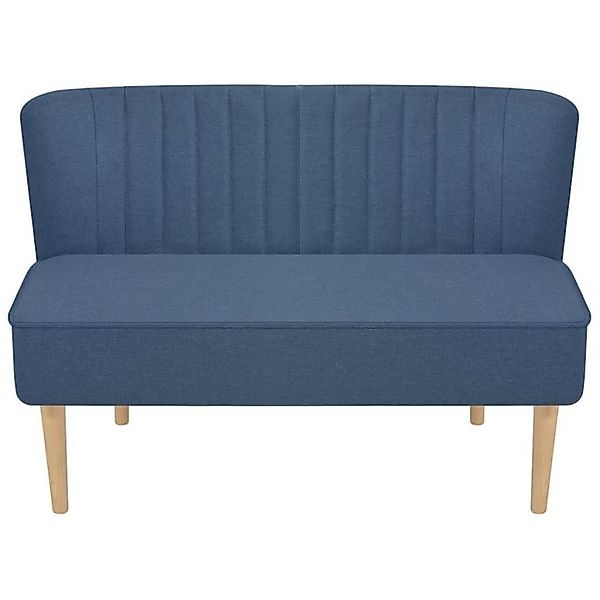 vidaXL Sofa, Stoff 117 x 55,5 x 77 cm Blau günstig online kaufen
