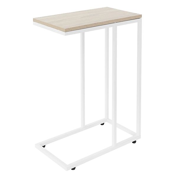 ML-DESIGN Beistelltisch Wohnzimmertisch C-Form mit Metallgestell günstig online kaufen