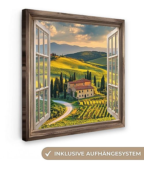 OneMillionCanvasses® Leinwandbild Ansichten - Toskana - Landschaft - Sommer günstig online kaufen