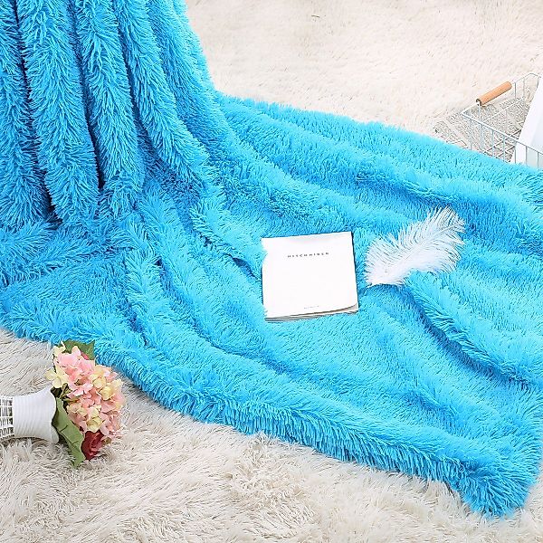 Rosnek Tagesdecke Flanelldecke, Solide Warm Lang günstig online kaufen