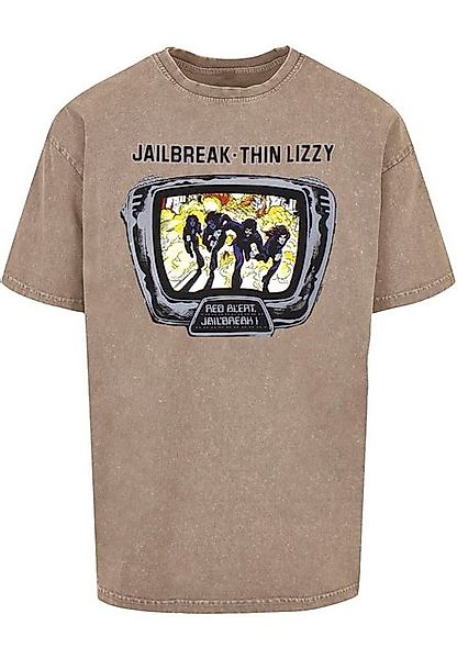 Merchcode T-Shirt Merchcode Herren Thin Lizzy - Jailbreak Acid Washed Overs günstig online kaufen