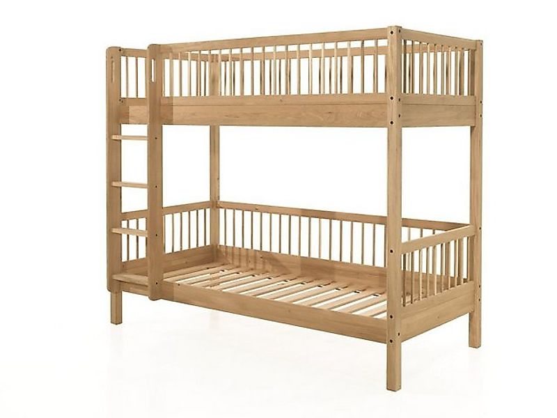 Natur24 Kinderbett Forrest Etagenbett 207,5 x 97,5 x 175,4 cm Eiche Natur günstig online kaufen